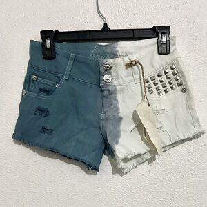 Rock La Demin Two Color Shorts Size 5